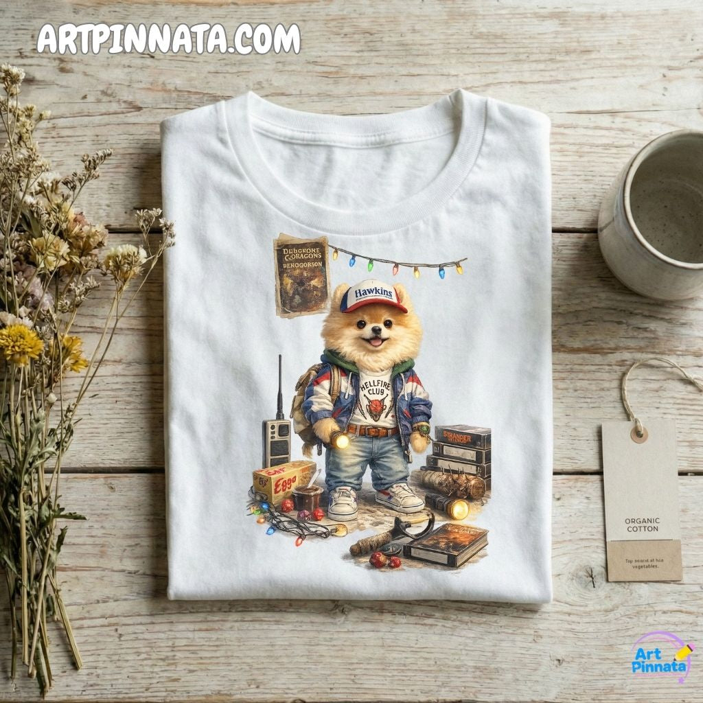 Artpinnata Style polera - Pomerania- Stranger Style