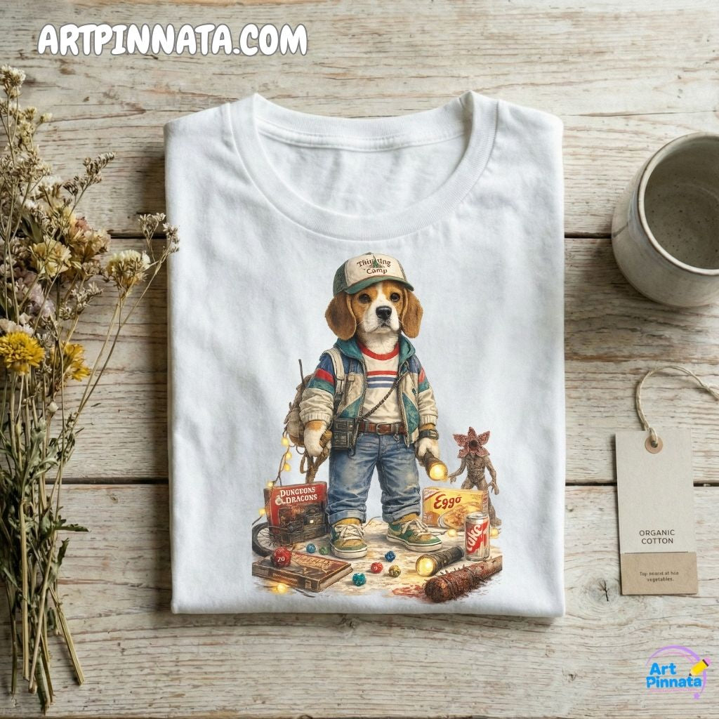 Artpinnata Style polera - Beagle - Stranger Style