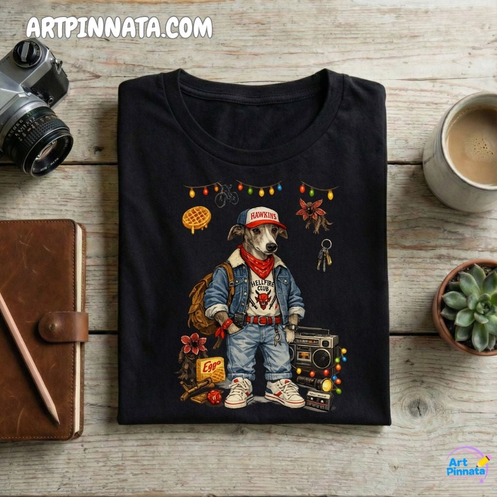 Artpinnata Style polera - Galgo- Stranger Style