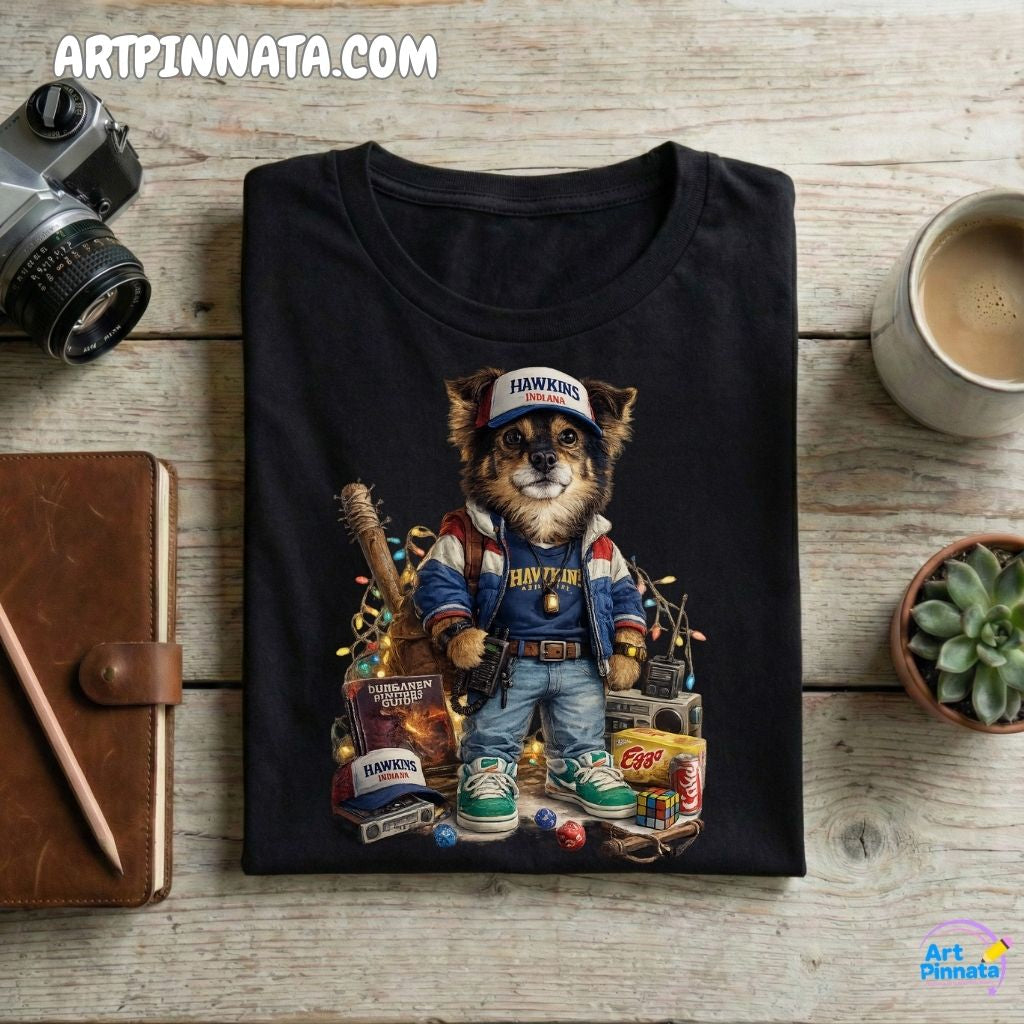 Artpinnata Style polera - Quiltro Chileno- Stranger Style