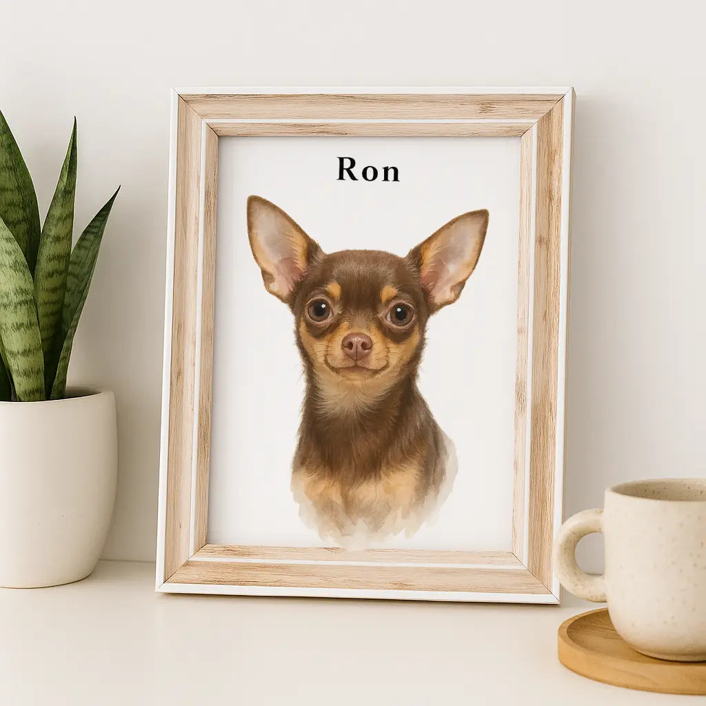 Retrato personalizado Mascota/ Estilo "Modern"