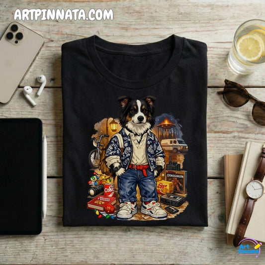 Artpinnata Style polera - Border Collie - Stranger Style
