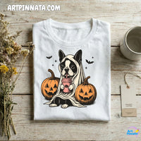 Polera Dog 1 Fantasma Halloween