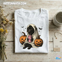 Polera Dog 4 Fantasma Halloween