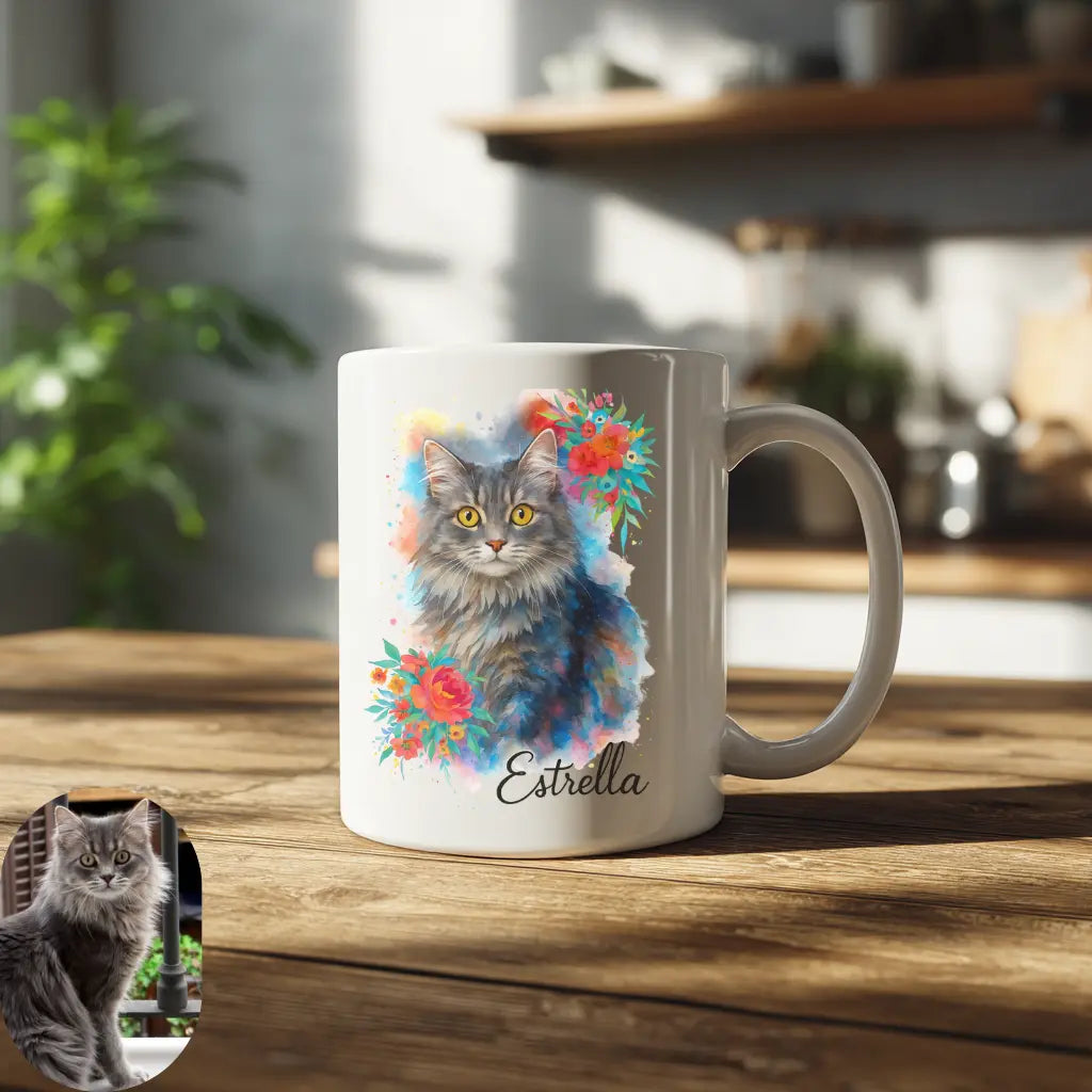 Taza Personalizada Mascota/ Estilo "Aquaremia"