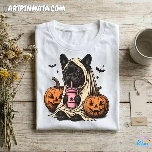 Polera Dog 1 Fantasma Halloween