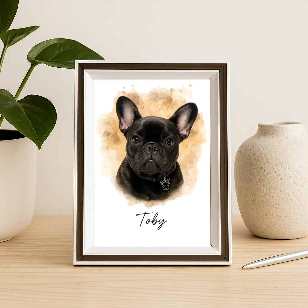 Retrato personalizado Mascota/ Estilo "Cream Mist"