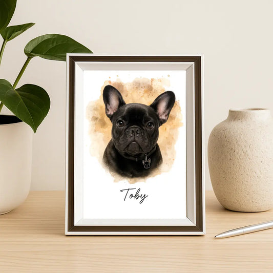 Retrato personalizado Mascota/ Estilo "Cream Mist"