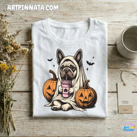 Polera Dog 4 Fantasma Halloween