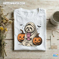 Polera Dog 1 Fantasma Halloween