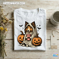 Polera Dog 2 Fantasma Halloween