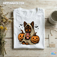 Polera Dog 3 Fantasma Halloween