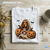 Polera Dog 1 Fantasma Halloween