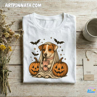 Polera Dog 2 Fantasma Halloween