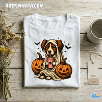 Polera Dog 1 Fantasma Halloween