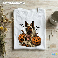 Polera Dog 1 Fantasma Halloween