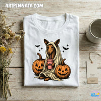 Polera Dog 3 Fantasma Halloween