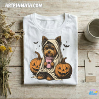 Polera Dog 4 Fantasma Halloween