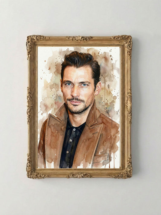 Retrato Enmarcado Persona Personalizado Estilo hermoso Personal 2