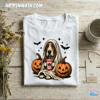 Polera Dog 1 Fantasma Halloween