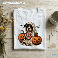 Polera Dog 2 Fantasma Halloween