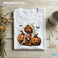 Polera Dog 3 Fantasma Halloween