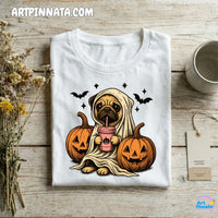 Polera Dog 2 Fantasma Halloween