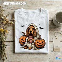 Polera Dog 1 Fantasma Halloween