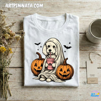 Polera Dog 3 Fantasma Halloween