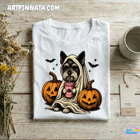 Polera Dog 2 Fantasma Halloween