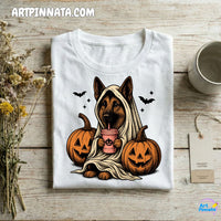 Polera Dog 3 Fantasma Halloween