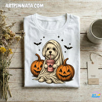 Polera Dog 1 Fantasma Halloween