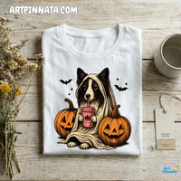 Polera Dog 1 Fantasma Halloween