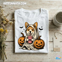 Polera Dog 2 Fantasma Halloween