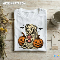 Polera Dog 1 Fantasma Halloween