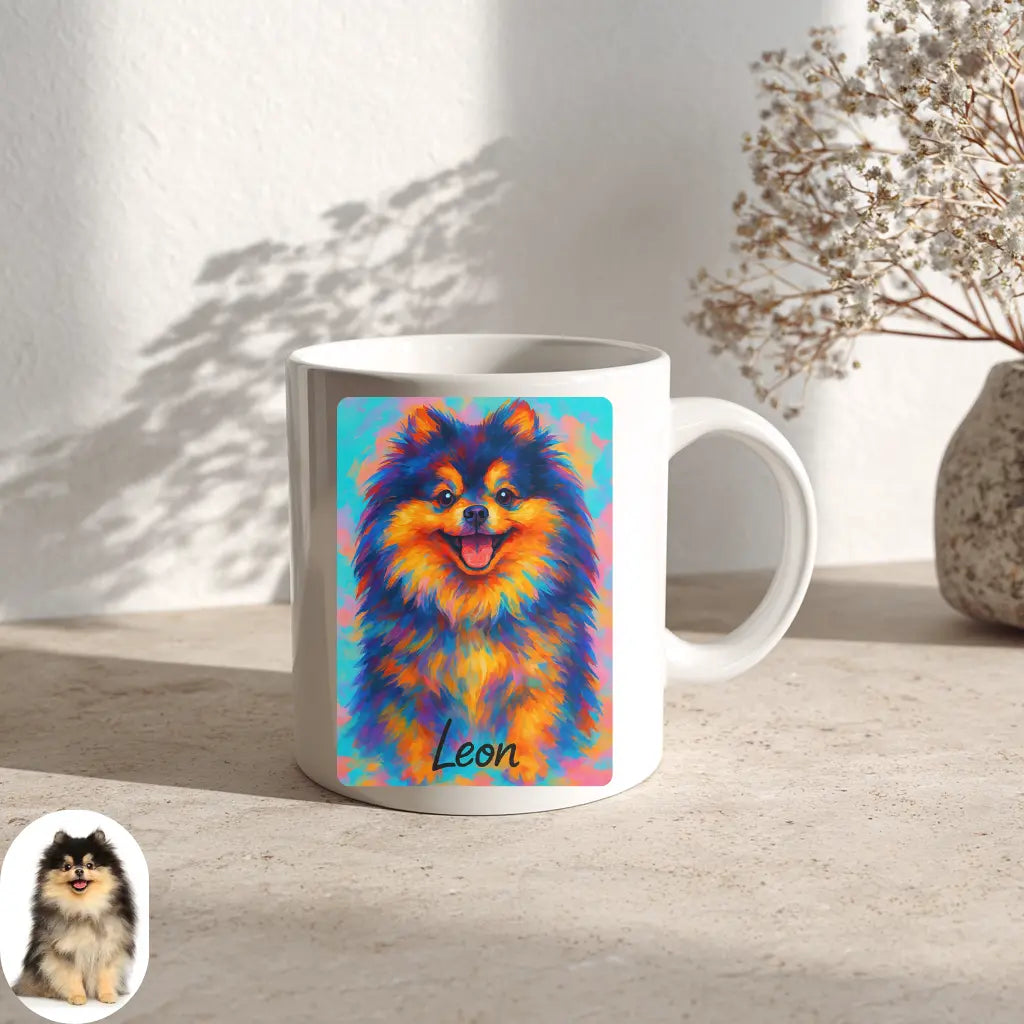 Taza Personalizada Mascota/ Estilo "ColorDoggo"