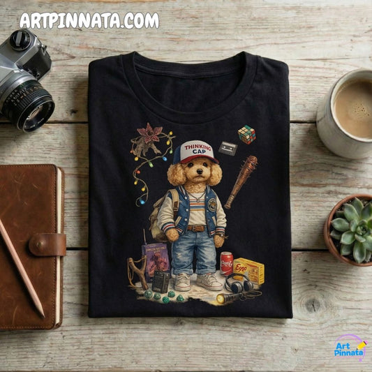 Artpinnata Style polera - Poodle Apricot- Stranger Style