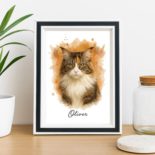 Retrato personalizado Mascota/ Estilo "SunBurst Splash"