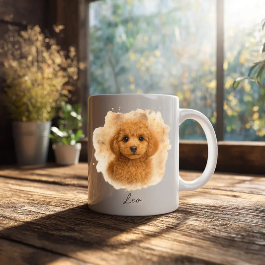 Taza Personalizada Mascota/ Estilo "Cream Mist"