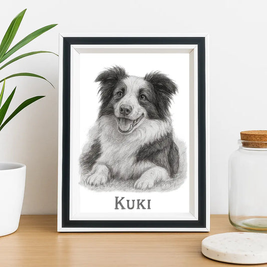 Retrato personalizado Mascota/ Estilo "Trazzoo"