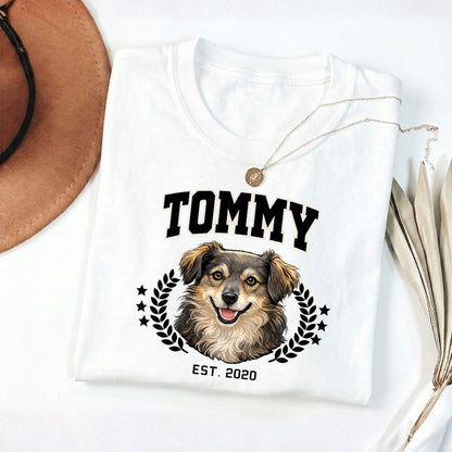 Polera Personalizada Mascota/ Estilo Boston Style