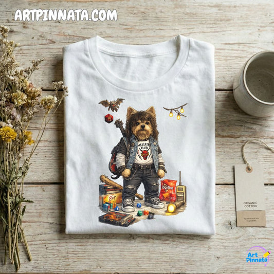 Artpinnata Style polera - Yorkshire Terrier- Stranger Style